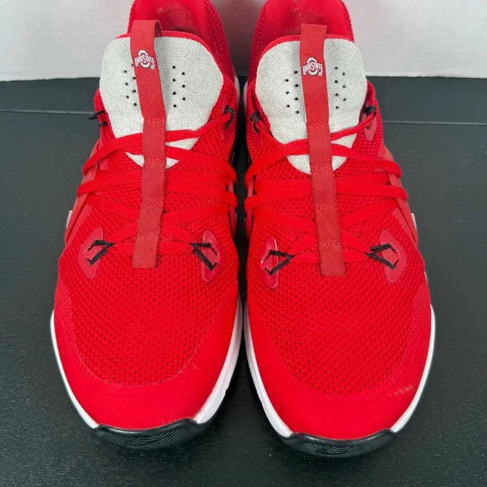 Nike Mens Size 9.5 Ohio State Buckeyes Red Zoom Train Command Shoes AO4397-661